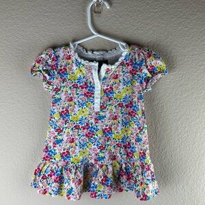 3/$10 Chaps Flowered Top Sz 18 Months